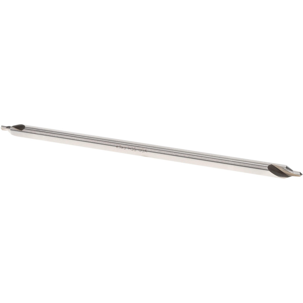 Titan USA Combination Drill & Countersink: #3, 1/4" Body Dia, 118 deg, High-Speed Steel - CS50036