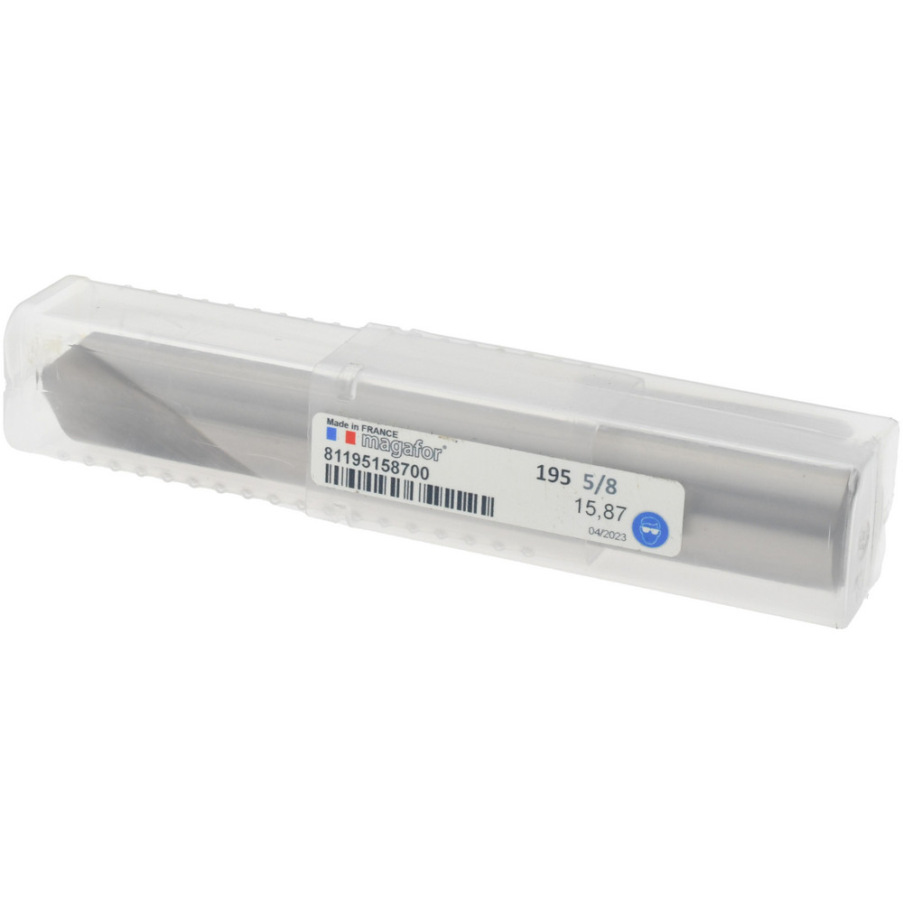 Magafor Spotting Drill: 5/8" Dia, 90 deg, 4-1/2" OAL, Cobalt M-35 (HSS-E) - 81195158700