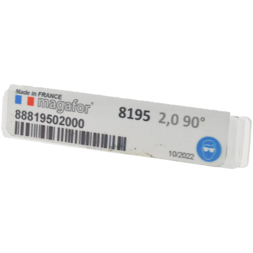 Magafor Spotting Drill: 2.00 mm Dia, 90 deg, Solid Carbide - 88819502000