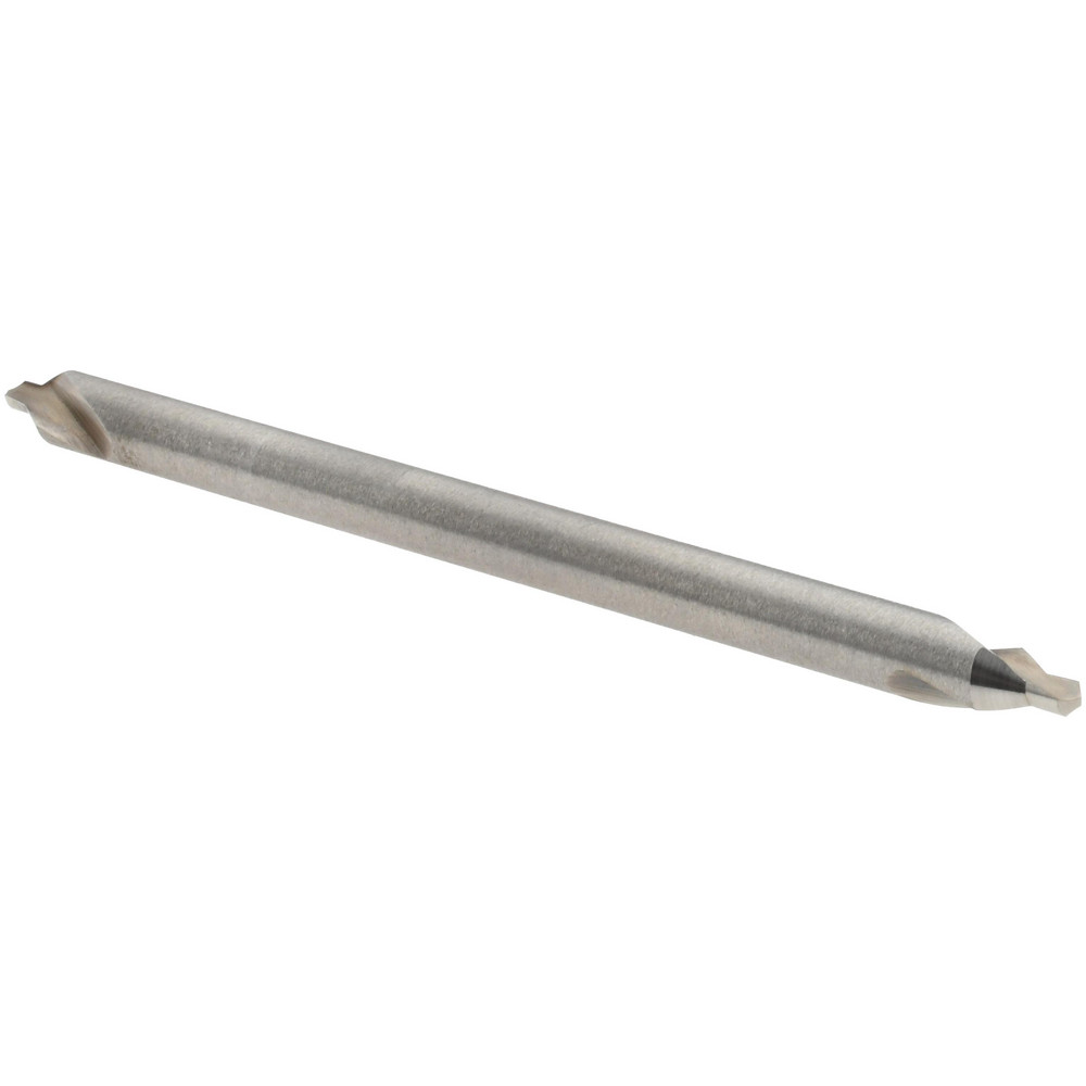Titan USA Combination Drill & Countersink: #2, 3/16" Body Dia, 118 deg, High-Speed Steel - CS50023