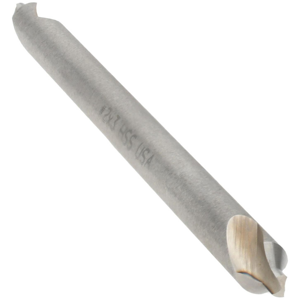 Titan USA Combination Drill & Countersink: #2, 3/16" Body Dia, 118 deg, High-Speed Steel - CS50023