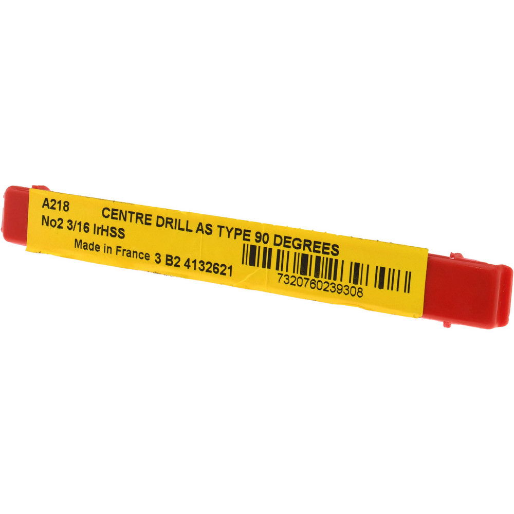 Dormer Pramet Combination Drill & Countersink: #2, 5/64" Body Dia, 120 deg, High-Speed Steel - 5969045