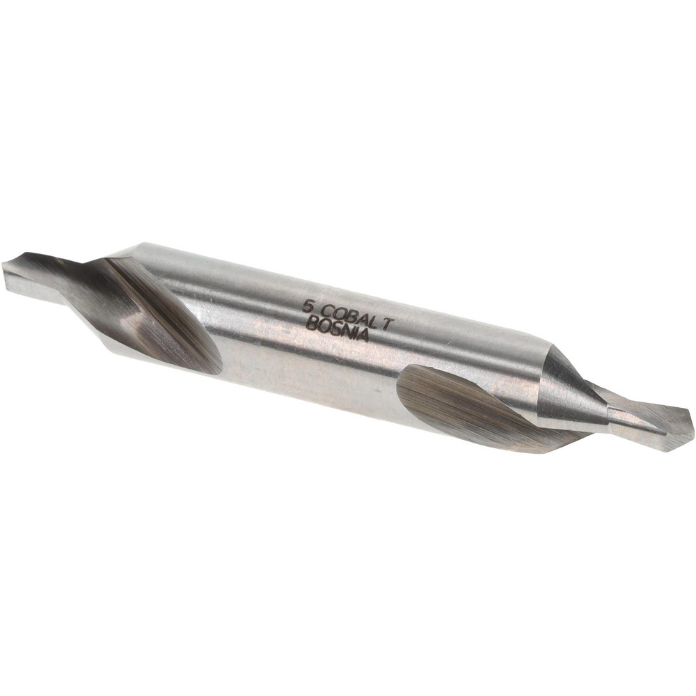 Value Collection Combination Drill & Countersink: #5, 7/16" Body Dia, 118 deg, Cobalt - BC04P0005