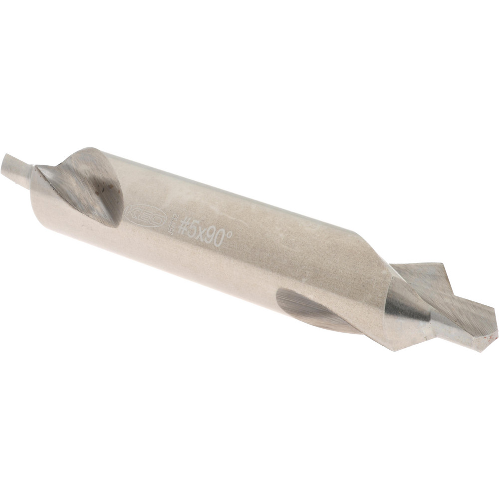 Value Collection Combination Drill & Countersink: #5, 7/16" Body Dia, 118 deg, Cobalt - BC04P0005