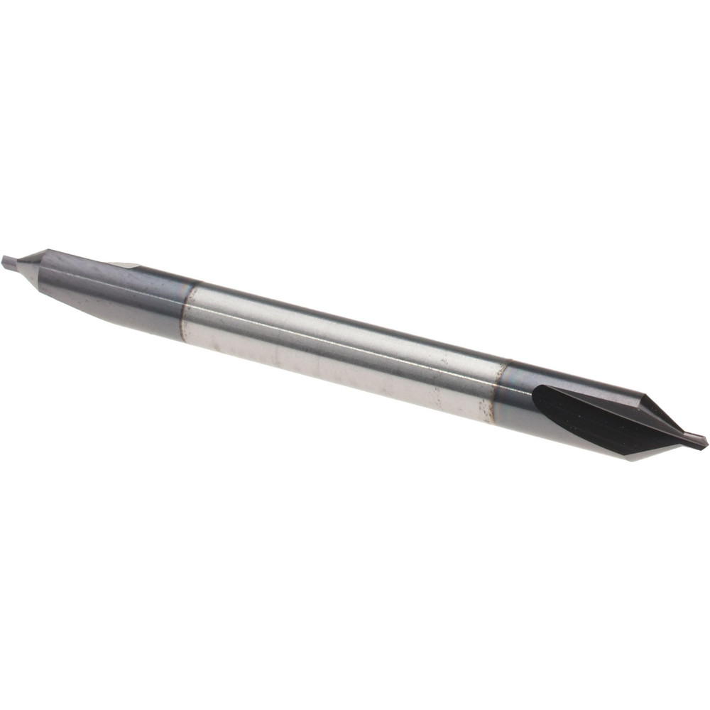 Titan USA Combination Drill & Countersink: #0, 1/8" Body Dia, 118 deg, Solid Carbide - CS36010