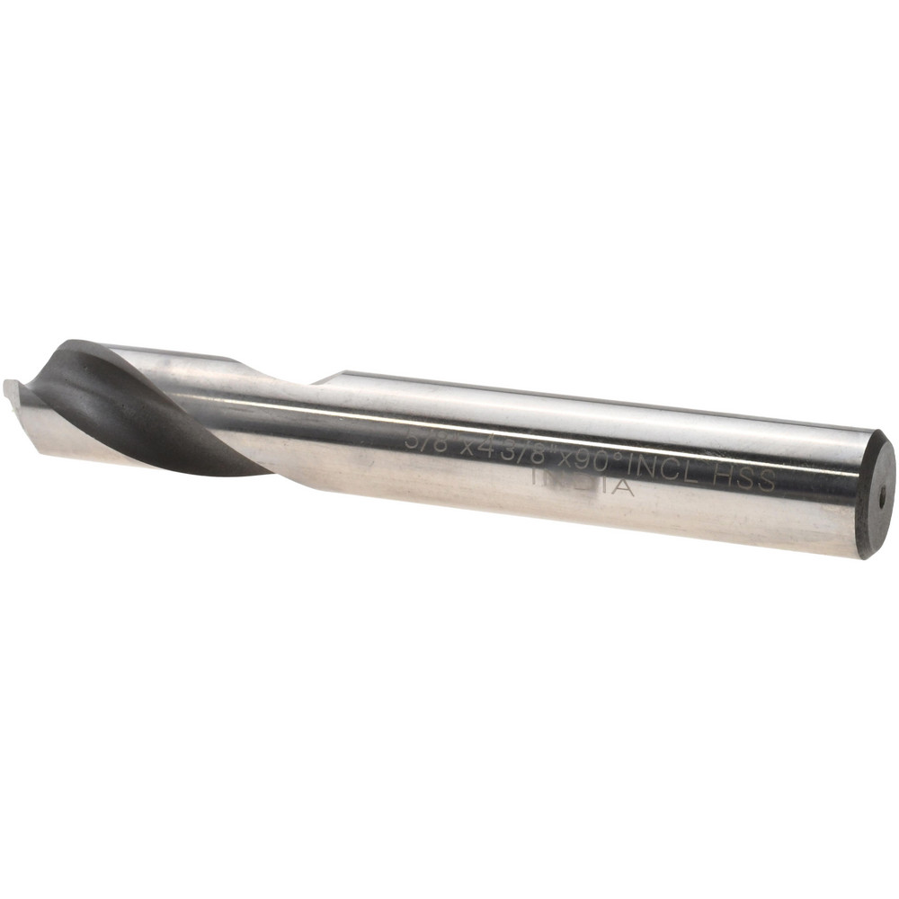 Magafor Spotting Drill: 5/8" Dia, 90 deg, 8" OAL, Solid Carbide - 88819715870