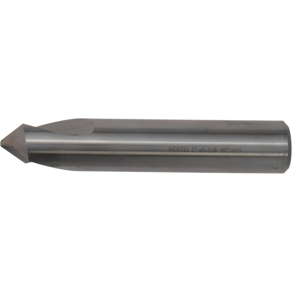 Magafor Spotting Drill: 1" Dia, 120 deg, 5-3/8" OAL, High-Speed Steel - 8119D254000