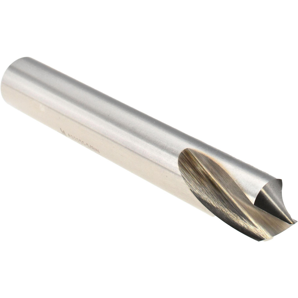 Walter-Titex Spotting Drill: 5/8" Dia, 90 deg, 4-17/32" OAL, High-Speed Steel - 5153711