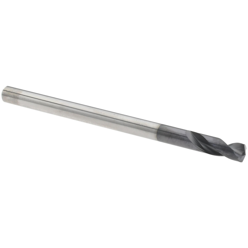 Emuge Spotting Drill: 1/4" Dia, 142 deg, 2-1/2" OAL, Solid Carbide - EFUT3300.0635