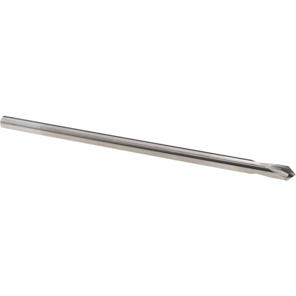 Emuge Spotting Drill: 1/4" Dia, 142 deg, 2-1/2" OAL, Solid Carbide - EFUT3300.0635