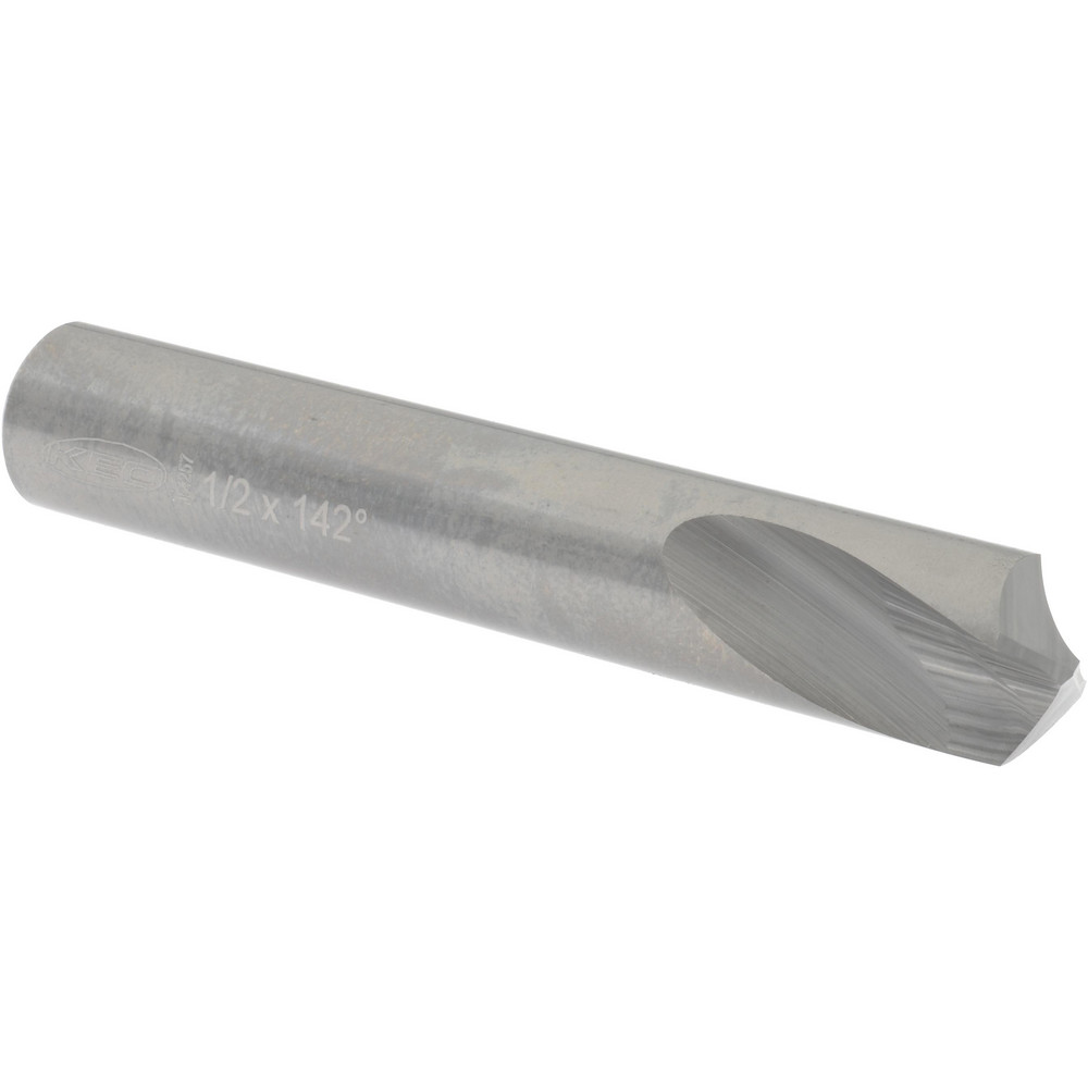 Keo Spotting Drill: 1/2" Dia, 142 deg, 3" OAL, Solid Carbide - 956-000-597