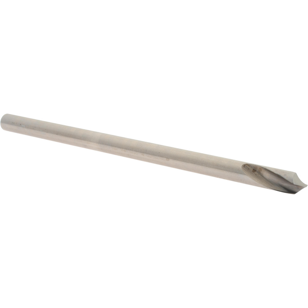 Precision Twist Drill Spotting Drill: 3/8" Dia, 90 deg, 7" OAL, High-Speed Steel - 6000031