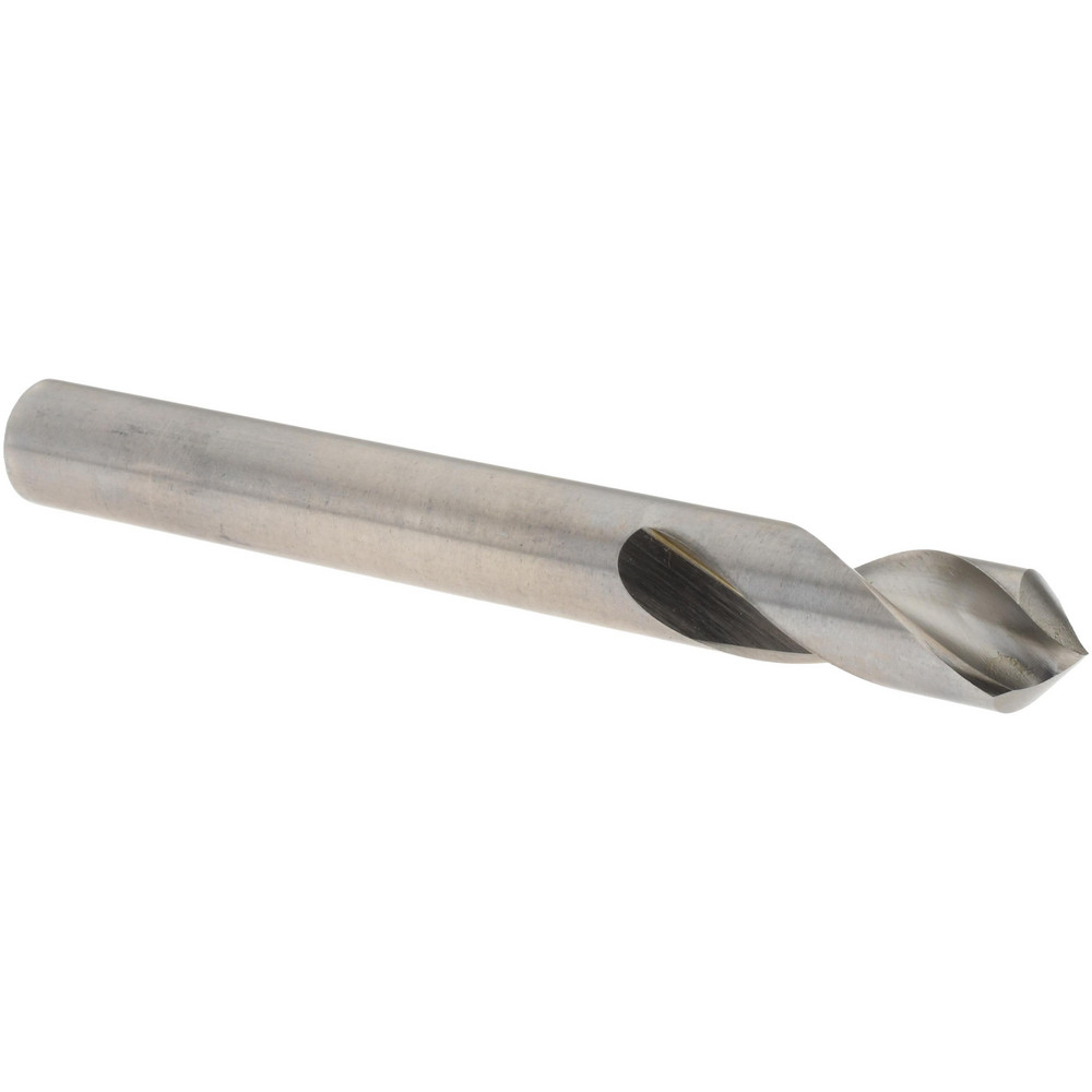Precision Twist Drill Spotting Drill: 3/8" Dia, 90 deg, 7" OAL, High-Speed Steel - 6000031