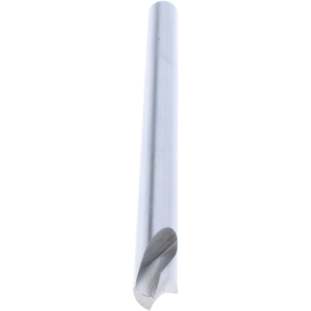 Hertel Spotting Drill: 3/8" Dia, 120 deg, 7" OAL, High-Speed Steel - H-8119D095207