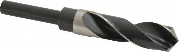 Hertel Spotting Drill: 3/8" Dia, 120 deg, 7" OAL, High-Speed Steel - H-8119D095207