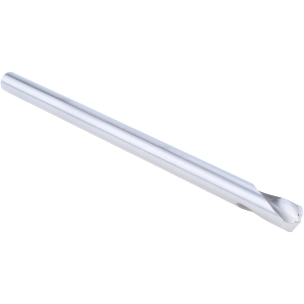 Hertel Spotting Drill: 3/8" Dia, 120 deg, 7" OAL, High-Speed Steel - H-8119D095207