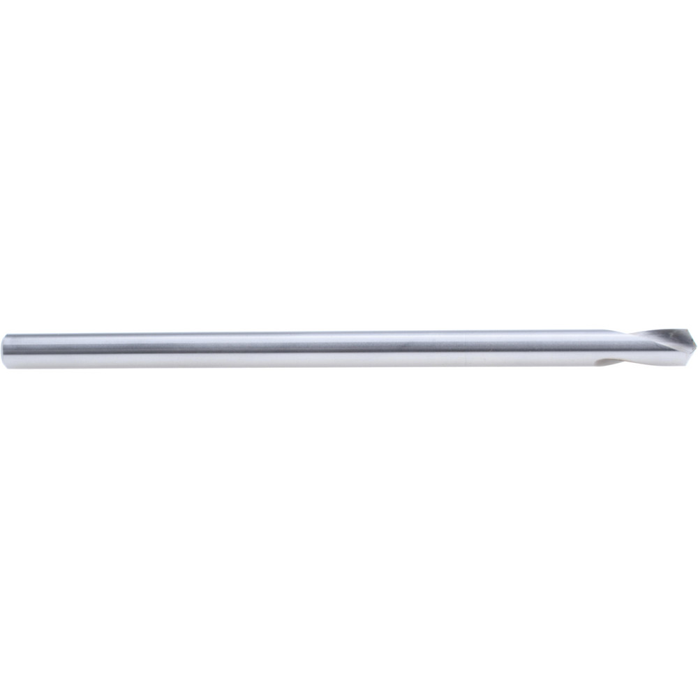 Hertel Spotting Drill: 3/8" Dia, 120 deg, 7" OAL, High-Speed Steel - H-8119D095207