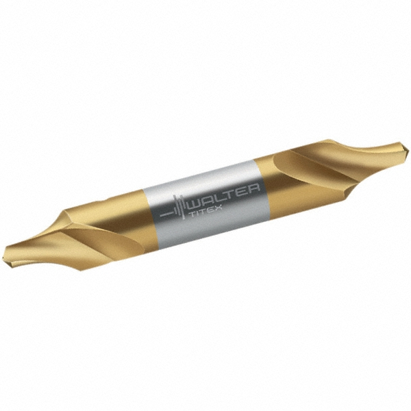 Walter-Titex Combination Drill & Countersink: 6.30 mm Body Dia, High-Speed Steel - 5073560