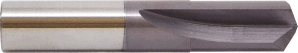 Titan USA Spotting Drill: 1/2" Dia, 120 deg, 3" OAL, Solid Carbide - TC28832
