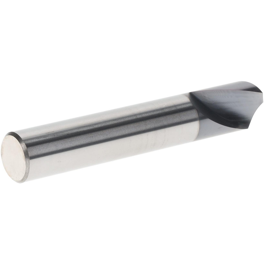 Titan USA Spotting Drill: 1/2" Dia, 120 deg, 3" OAL, Solid Carbide - TC28832