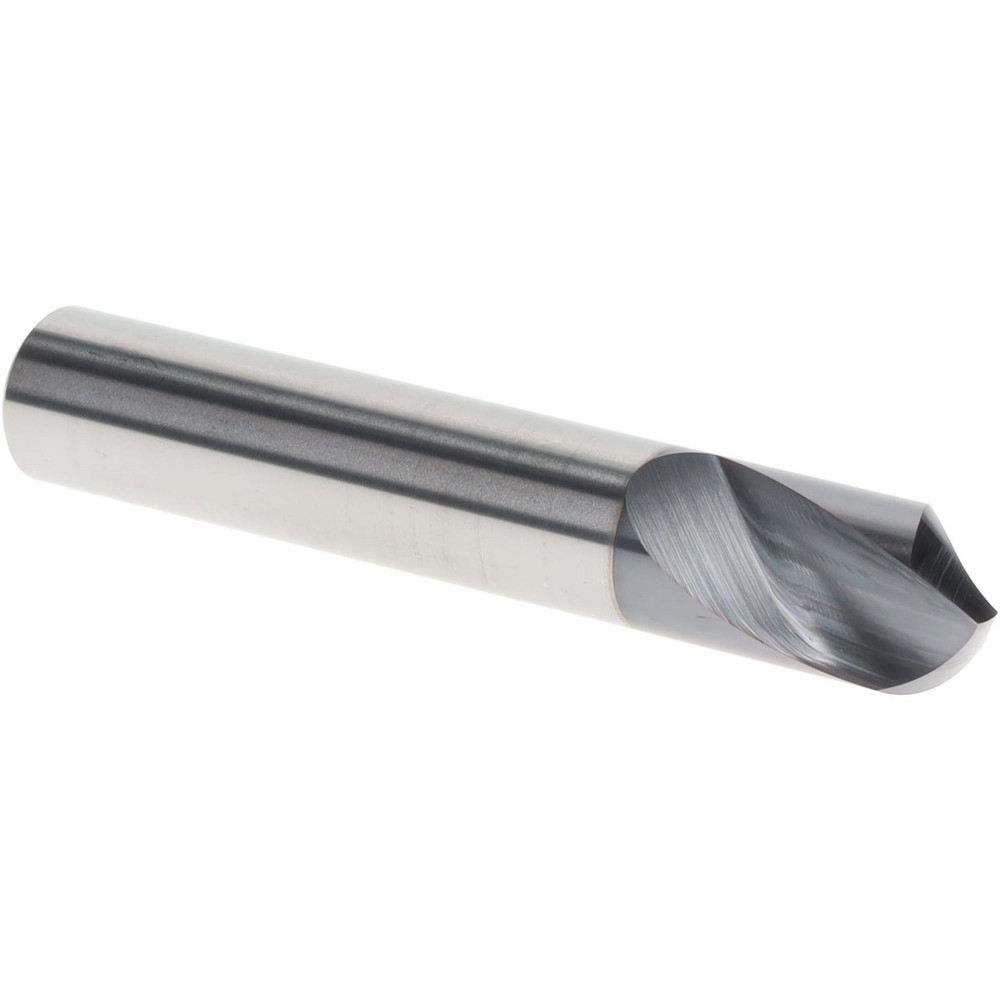 Titan USA Spotting Drill: 1/2" Dia, 120 deg, 3" OAL, Solid Carbide - TC28832