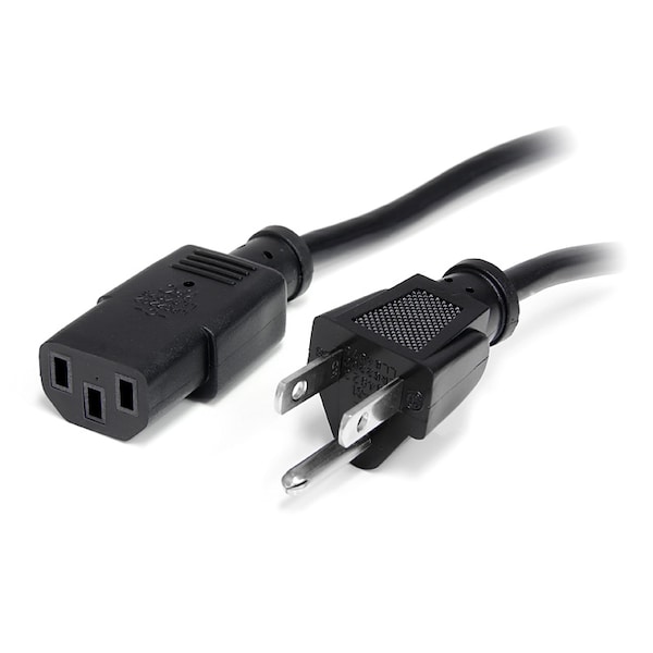 Startech.Com 6ft 14 AWG Computer Power Cord - NEMA5-15P to C13 - PXT101146