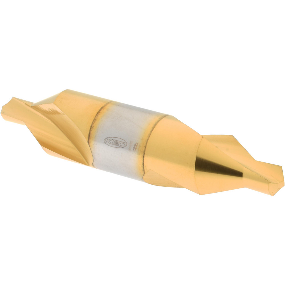 Keo Combination Drill & Countersink: #8, 3/4" Body Dia, 118 deg, High-Speed Steel - 906-000-175
