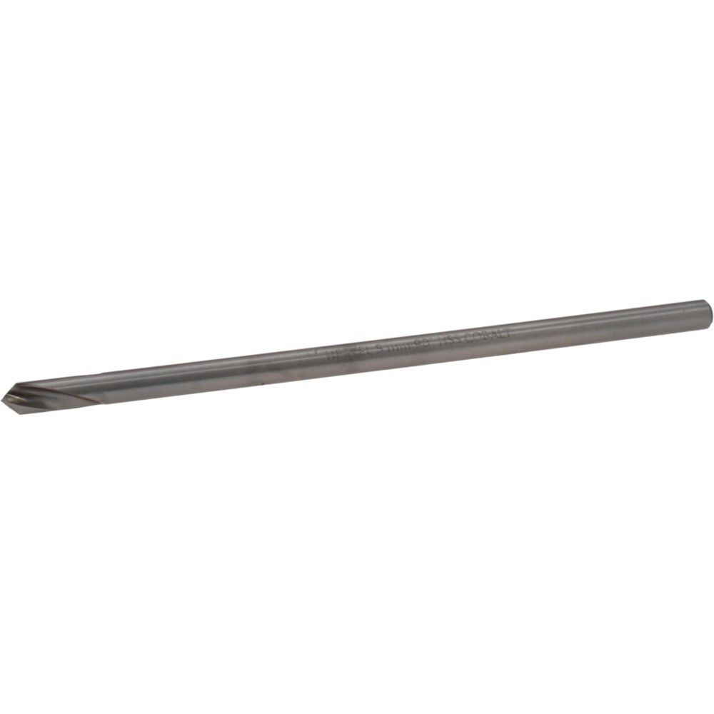 Hertel Spotting Drill: 5.00 mm Dia, 90 deg, Cobalt M-35 (HSS-E) - H-81197050000