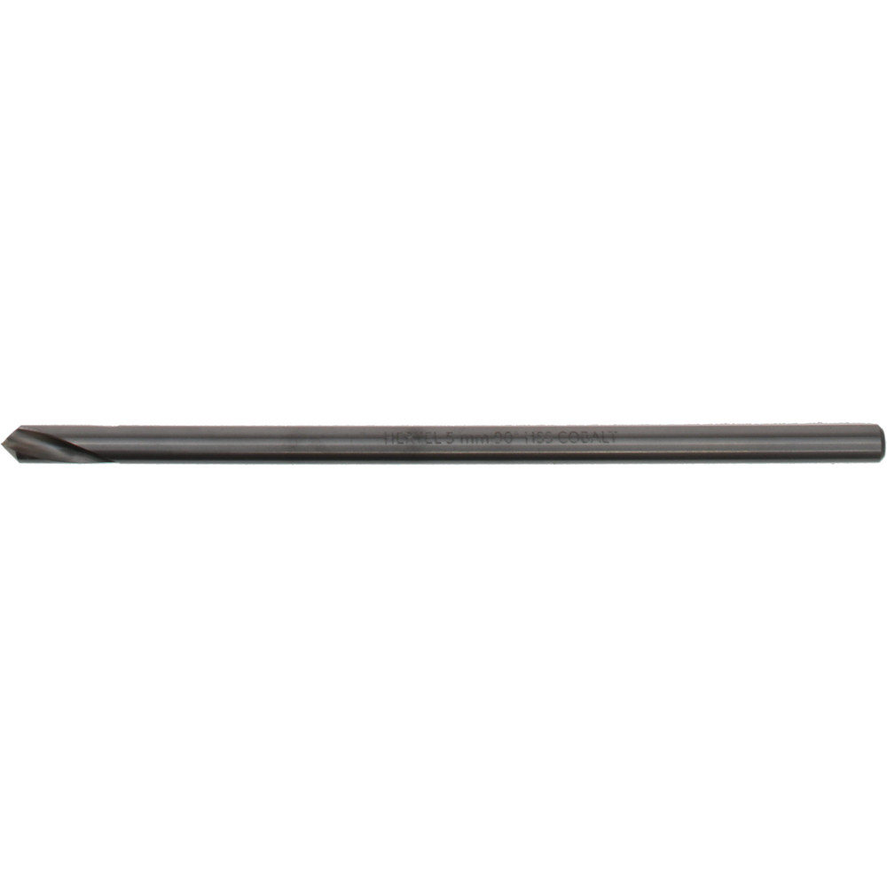 Hertel Spotting Drill: 5.00 mm Dia, 90 deg, Cobalt M-35 (HSS-E) - H-81197050000