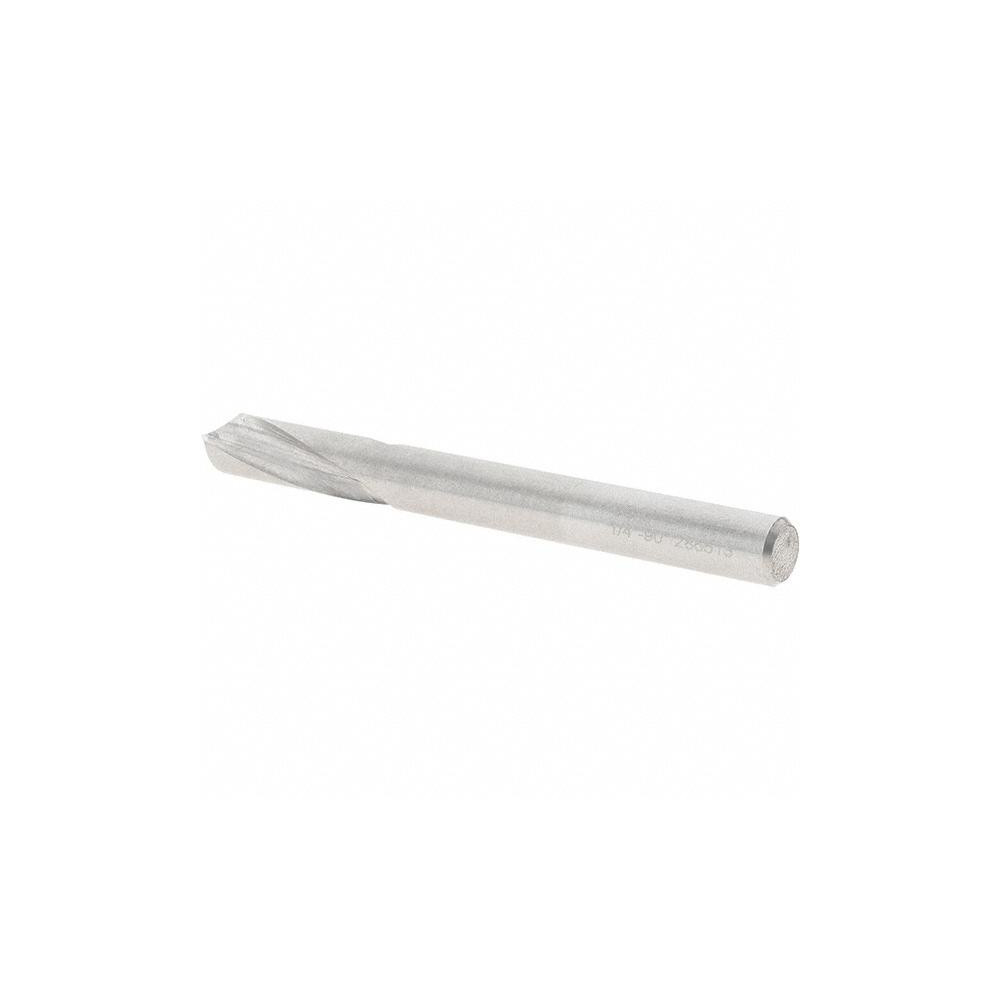 Melin Tool Spotting Drill: 1/4" Dia, 90 deg, 2-5/8" OAL, Cobalt M-42 - 10855