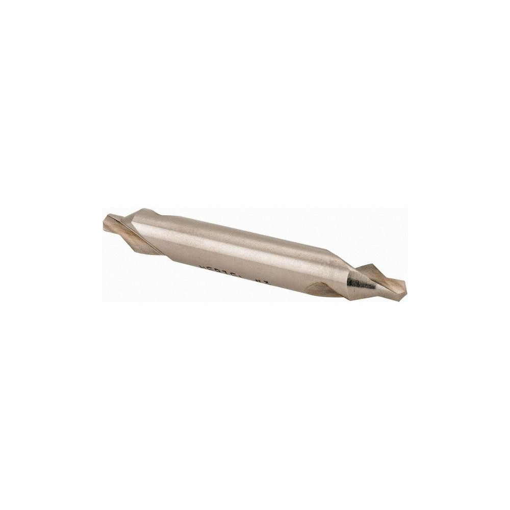 Hertel Combination Drill & Countersink: #3, 1/4" Body Dia, High-Speed Steel - 585U 3