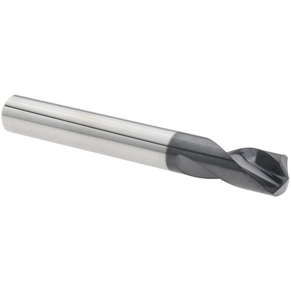 Emuge Spotting Drill: 3/8" Dia, 142 deg, 3" OAL, Solid Carbide - EFUT3300.0952