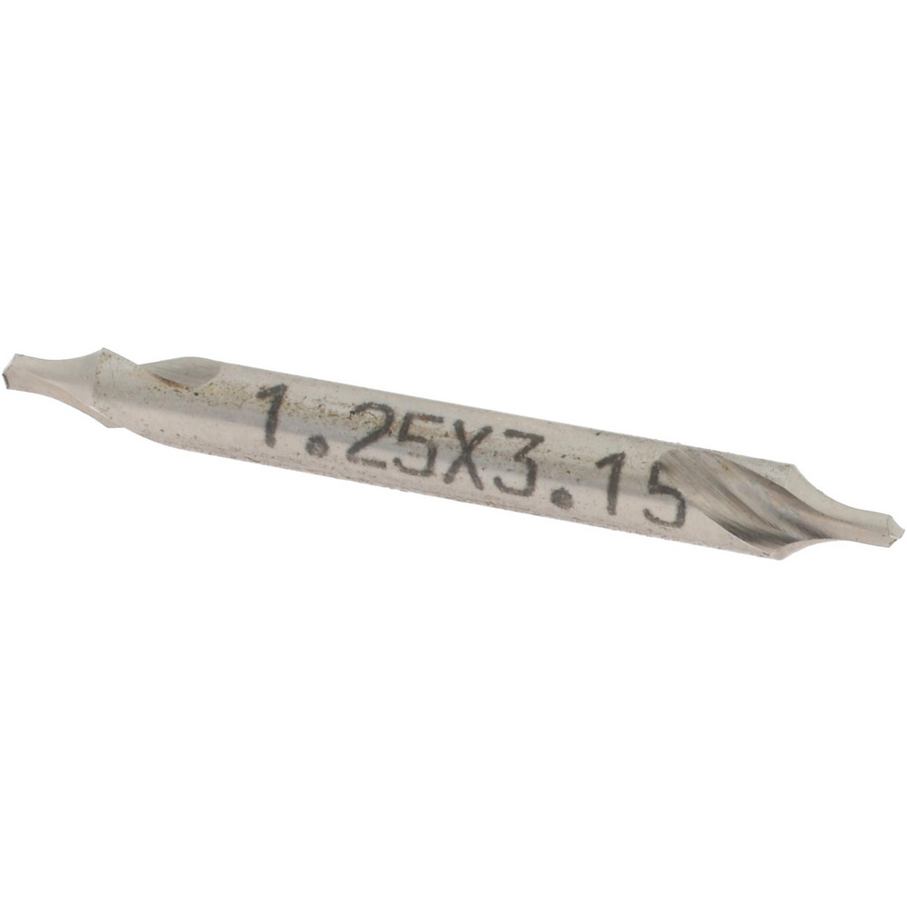 Walter-Titex Combination Drill & Countersink: 3.15 mm Body Dia, High-Speed Steel - 5073545