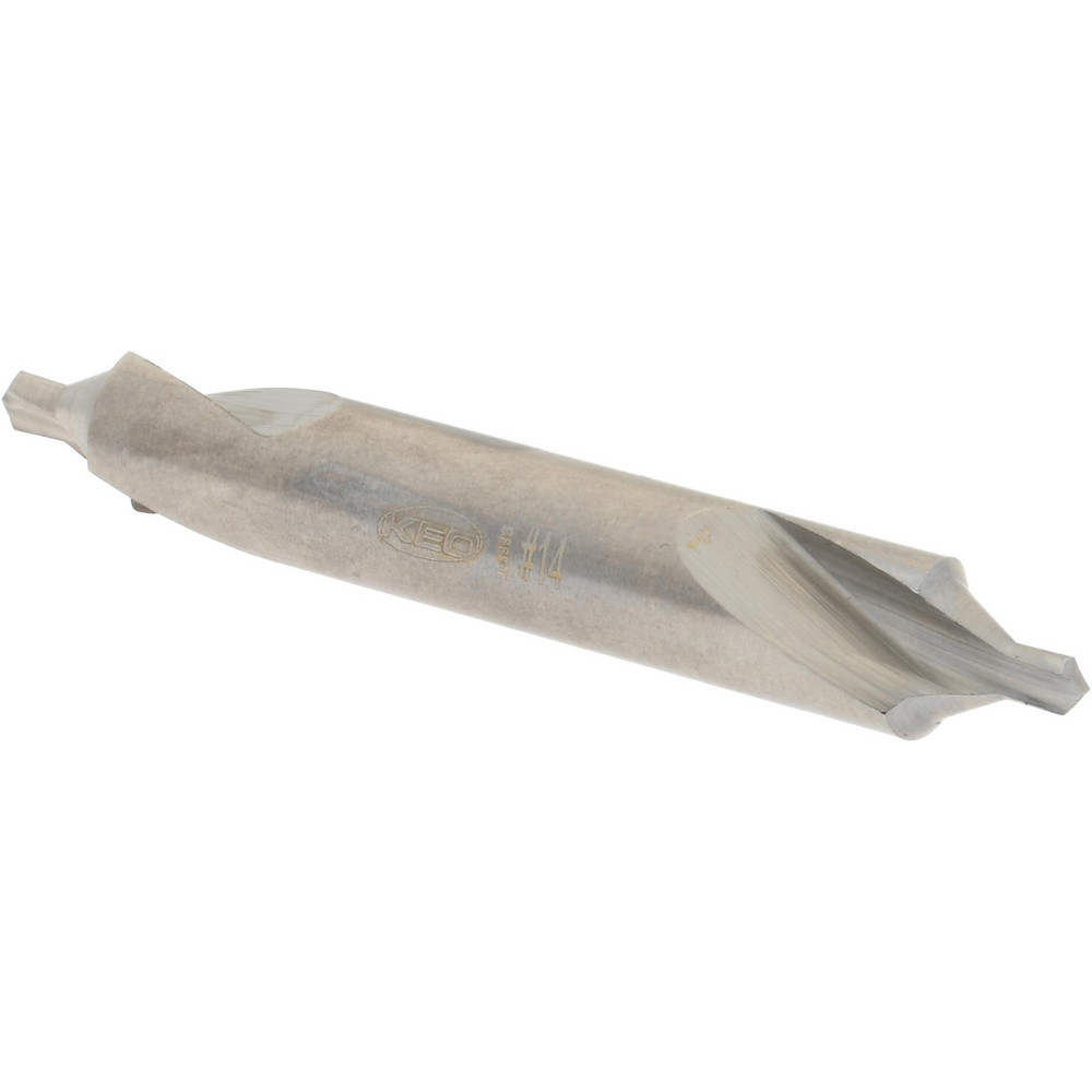 Value Collection Combination Drill & Countersink: #14, 5/16" Body Dia, 118 deg, High-Speed Steel - 157400014000000
