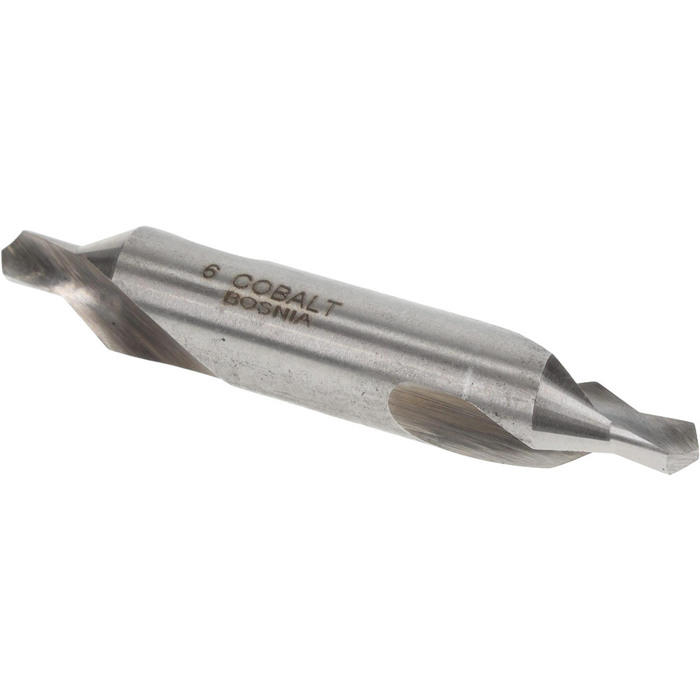 Magafor Combination Drill & Countersink: #6, 1/2" Body Dia, 118 deg, Cobalt - 80091506000