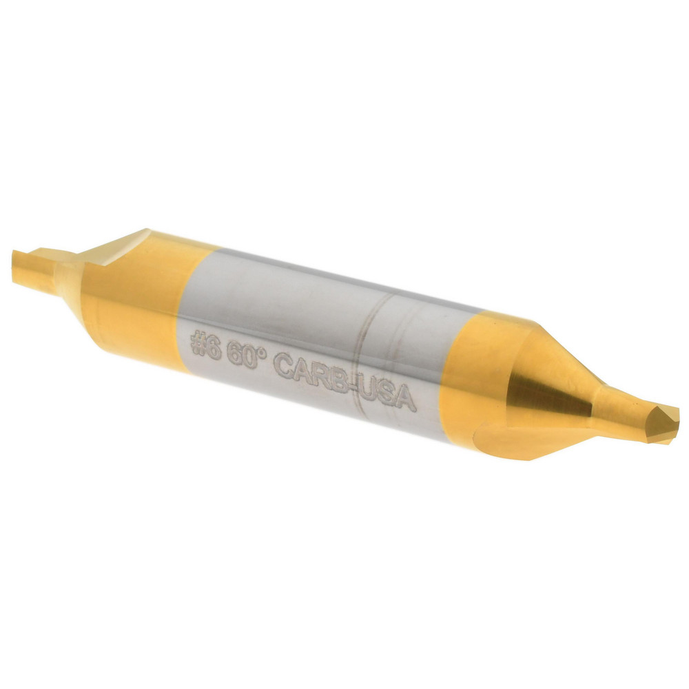 Magafor Combination Drill & Countersink: #6, 1/2" Body Dia, 118 deg, Cobalt - 80091506000