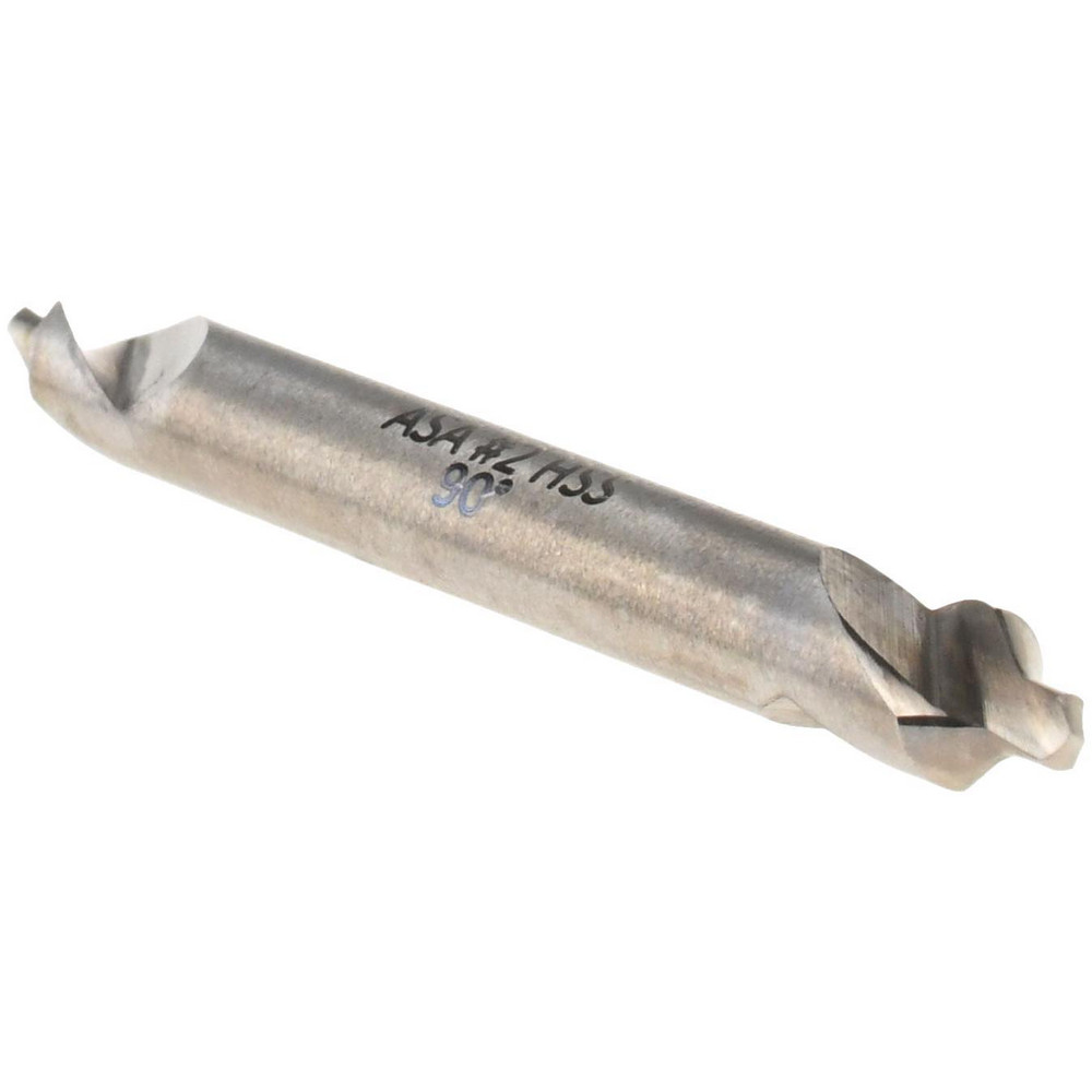Magafor Combination Drill & Countersink: #2, 3/16" Body Dia, High-Speed Steel - 81155020000
