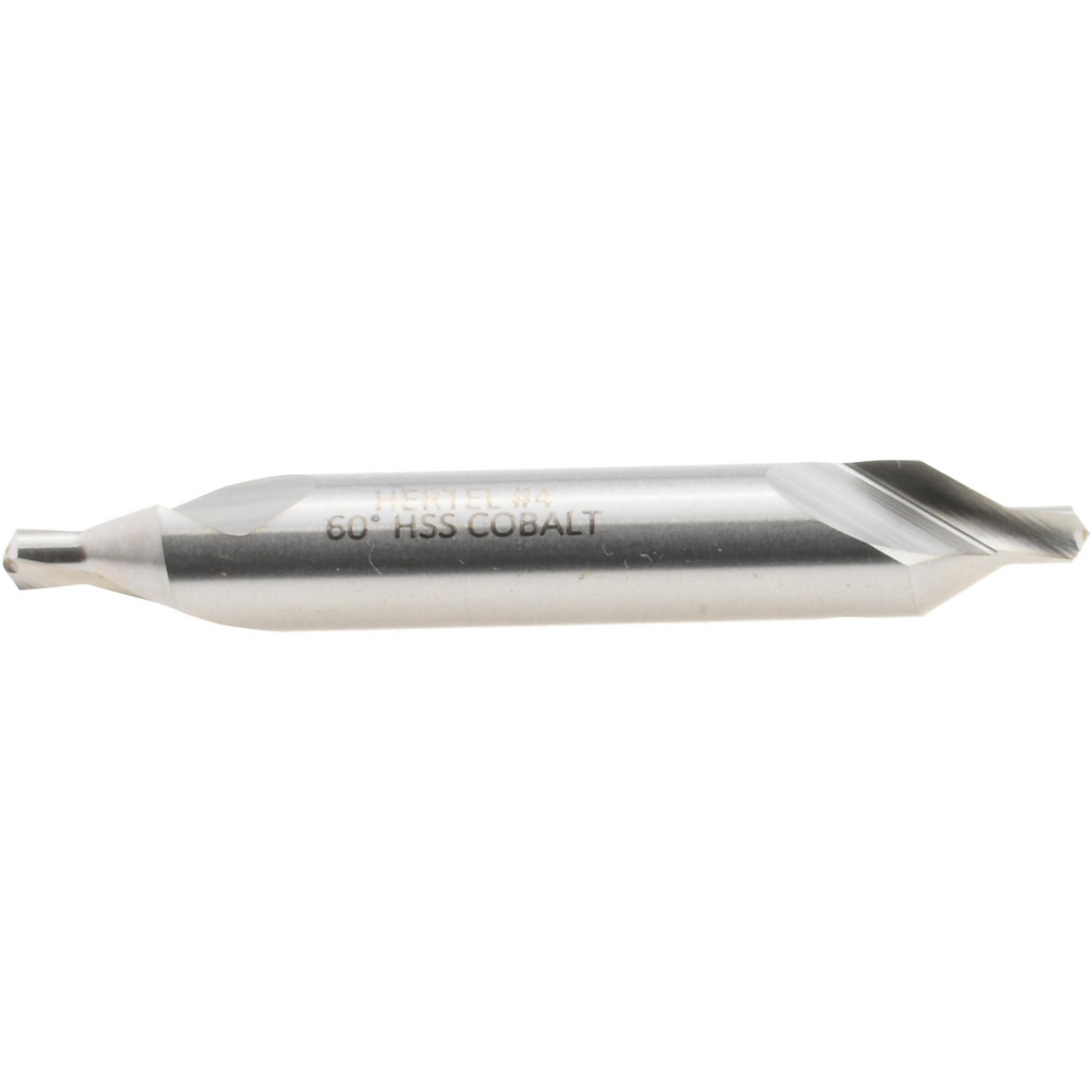Value Collection Combination Drill & Countersink: #4, 5/16" Body Dia, High-Speed Steel - 156400004000000