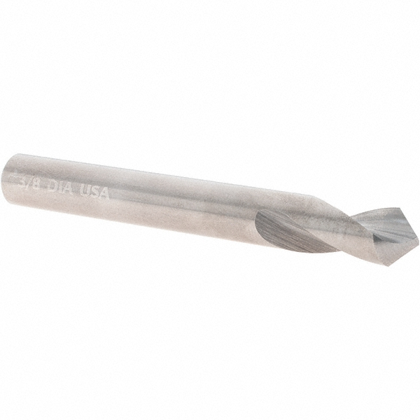 Chicago-Latrobe Spotting Drill: 3/8" Dia, 90 deg, 3-1/8" OAL, Solid Carbide - 78222