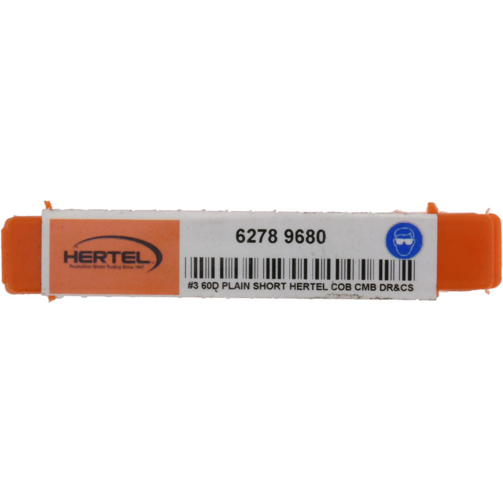 Hertel Combination Drill & Countersink: #3, 1/4" Body Dia, 118 deg, Cobalt - H-81105503000