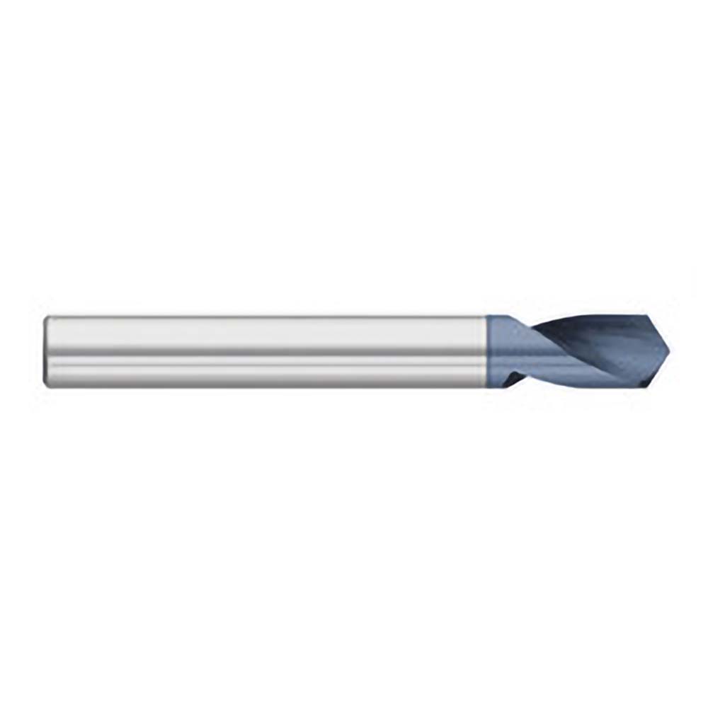 Harvey Tool Spotting Drill: 0.0900" Dia, 142 deg, 1.5000" OAL, Solid Carbide - 752590-C3