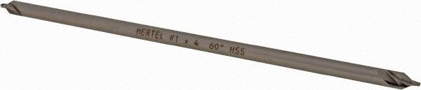 Value Collection Combination Drill & Countersink: #1, 1/8" Body Dia, High-Speed Steel - 156400001000004