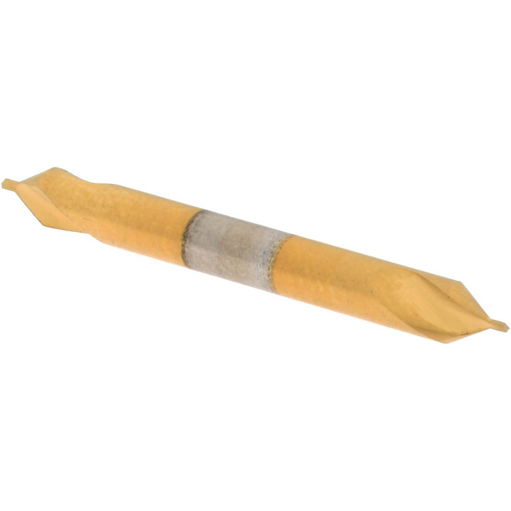 Hertel Combination Drill & Countersink: #2, 3/16" Body Dia, 118 deg, High-Speed Steel - H-81155020000