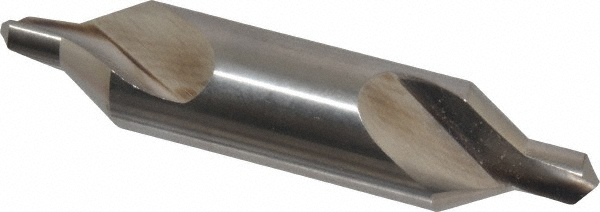 Value Collection Combination Drill & Countersink: #8, 3/4" Body Dia, 60 deg, High-Speed Steel - -22269-8