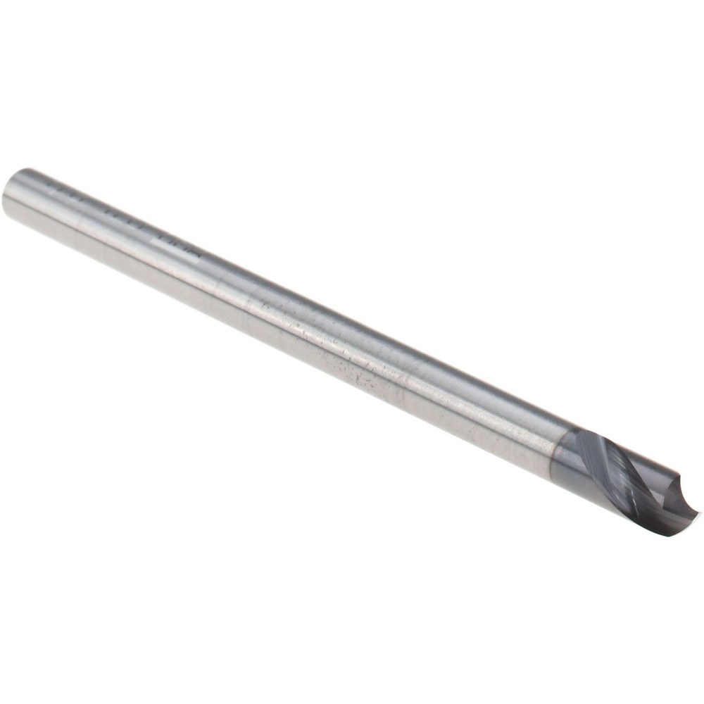 Titan USA Spotting Drill: 1/8" Dia, 120 deg, 2" OAL, Solid Carbide - TC28808