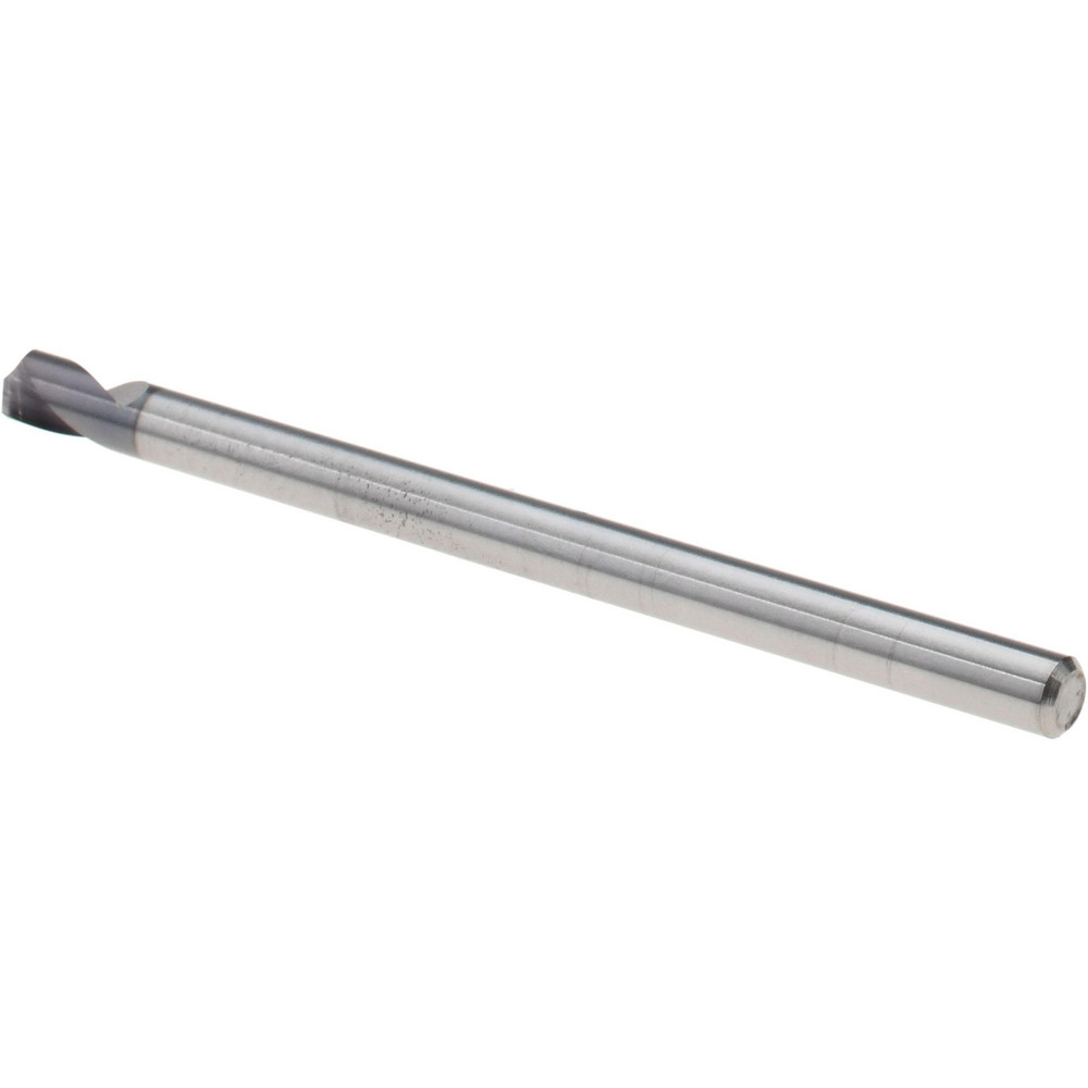 Titan USA Spotting Drill: 1/8" Dia, 120 deg, 2" OAL, Solid Carbide - TC28808
