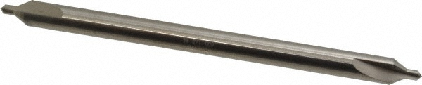 Hertel Combination Drill & Countersink: #4, 5/16" Body Dia, 118 deg, High-Speed Steel - H-81154L04060