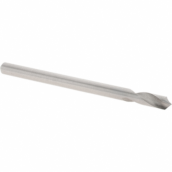 Micro 100 Spotting Drill: 1/8" Dia, 140 deg, 1-1/2" OAL, Solid Carbide - SPD-125-140
