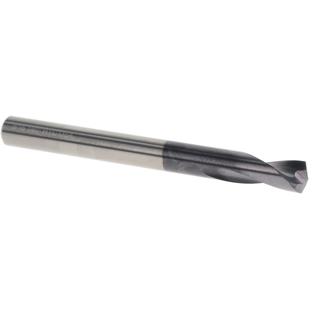 Micro 100 Spotting Drill: 1/8" Dia, 140 deg, 1-1/2" OAL, Solid Carbide - SPD-125-140