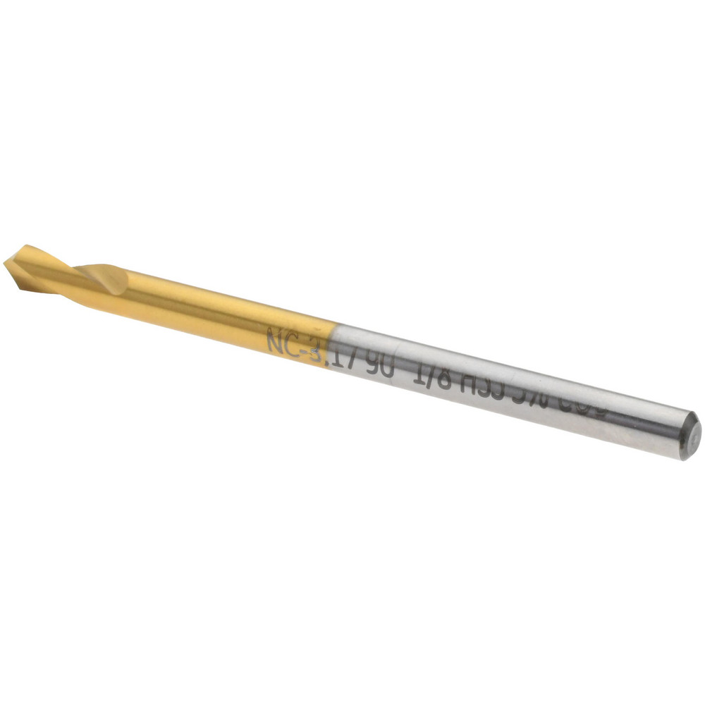 Magafor Spotting Drill: 1/8" Dia, 90 deg, 2" OAL, Cobalt M-35 (HSS-E) - 80089503170